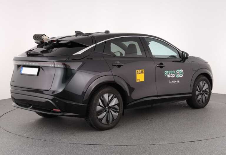 Test Green Ncap, punteggio massimo per Nissan Ariya elettrica