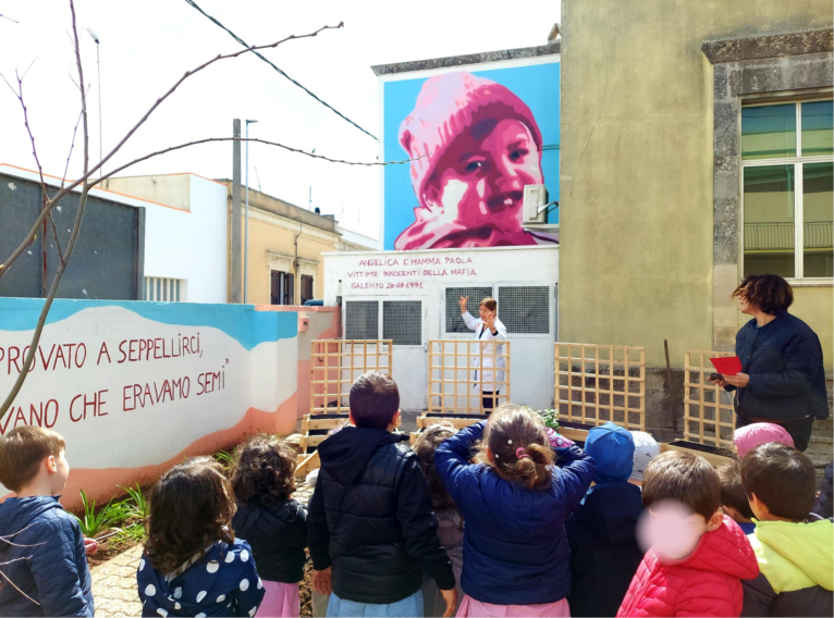 A Castiglione d’Otranto un giardino per la piccola Angelica Pirtoli, vittima di mafia a soli due anni