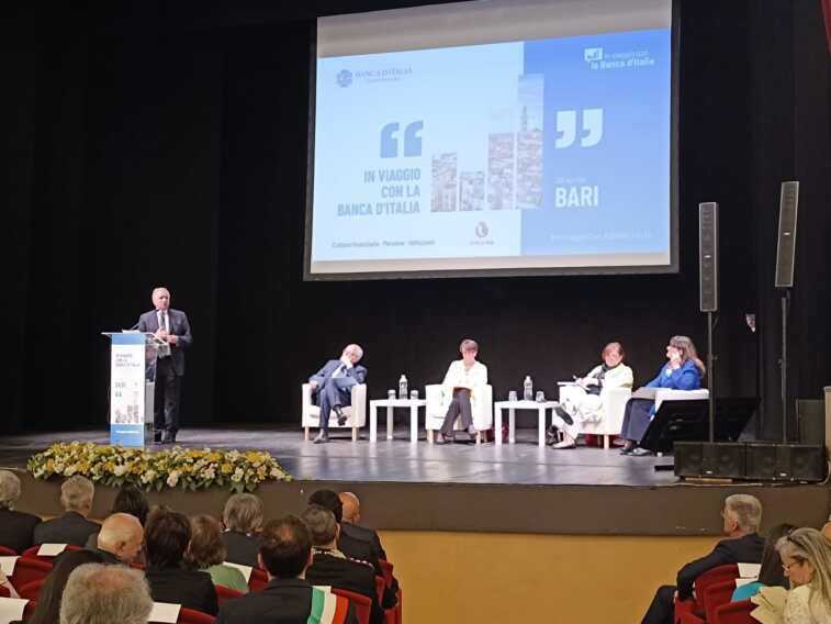 Parte da Bari il “Viaggio della Banca d’Italia”, Visco: «Presentiamo all’Europa il nostro volto migliore»