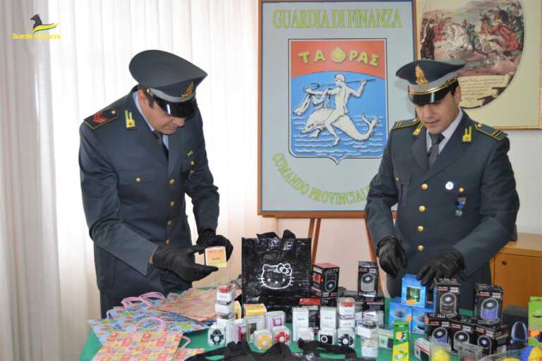 Insetticidi, adattatori elettrici e giocattoli: oltre 248mila prodotti pericolosi sequestrati a Ginosa
