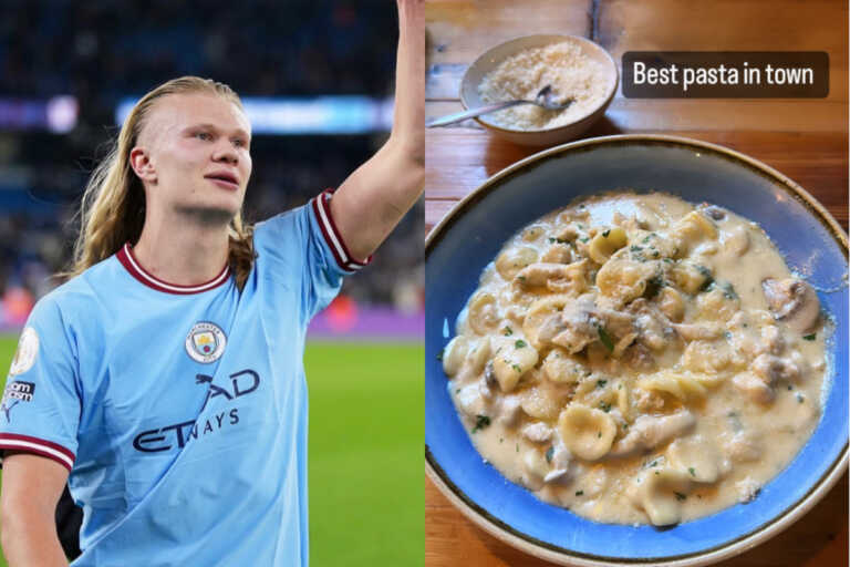 Erling Haaland innamorato delle orecchiette… di Manchester: “Best pasta in town”