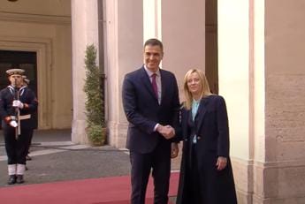 Galleria foto 'Italia-Spagna, bilaterale Meloni-Sanchez a Palazzo Chigi' - foto 1