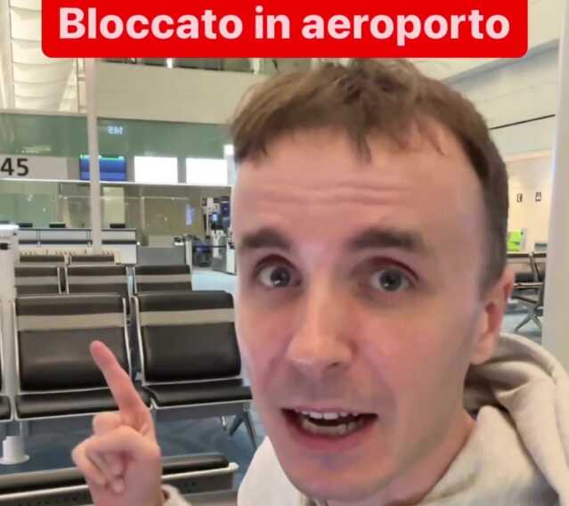 Confondono la “R” con la “L”: disavventura per l’influencer Marco Togni diretto a Bari ma con il biglietto per Bali