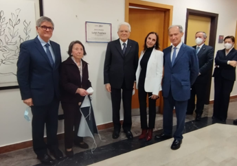 Galleria foto 'Mattarella a intitolazione aula magna Ismett' - foto 1