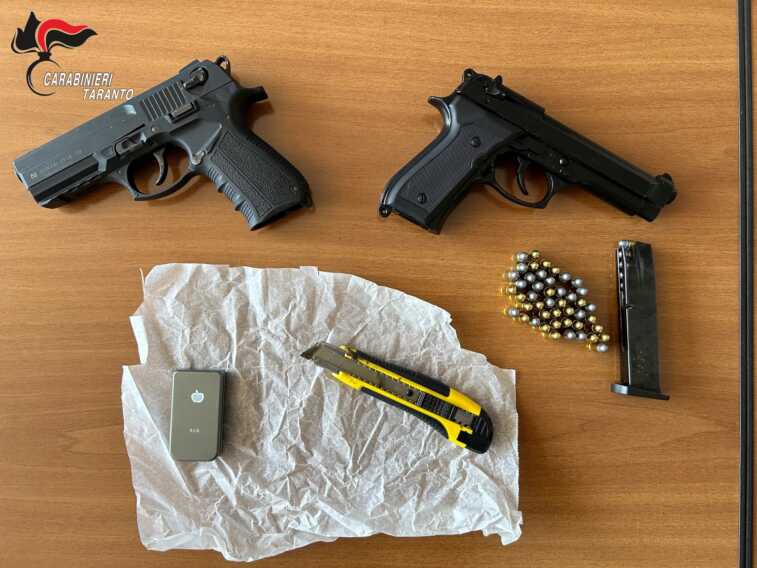 Nella casa di campagna custodiva una pistola modificata e cartucce: arrestato un 27enne a Palagiano