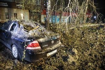 Galleria foto 'Ucraina, caccia Mosca bombarda città russa per errore. Attacco droni su Kiev' - foto 1