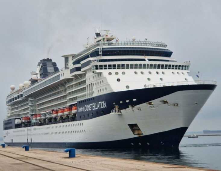 Taranto Cruise Port, la Celebrity Constellation inaugura la nuova stagione croceristica