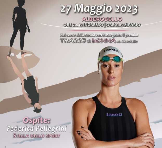 Federica Pellegrini ad Alberobello: sarà ospite della rassegna “Tracce di donna”