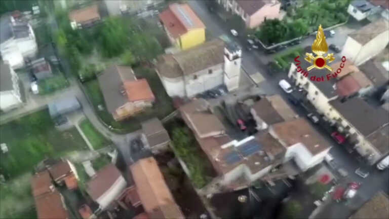 Bomba d’acqua in Irpinia,  le immagini dei soccorsi