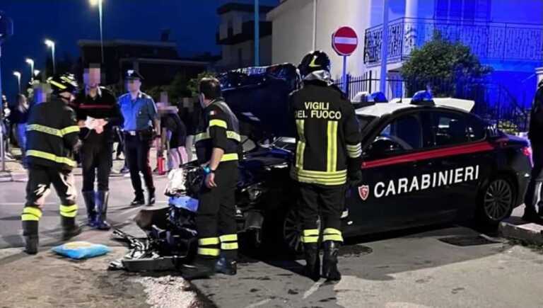 Rocambolesco inseguimento a Binetto: ladri d’auto speronano i carabinieri e fuggono. I militari in ospedale