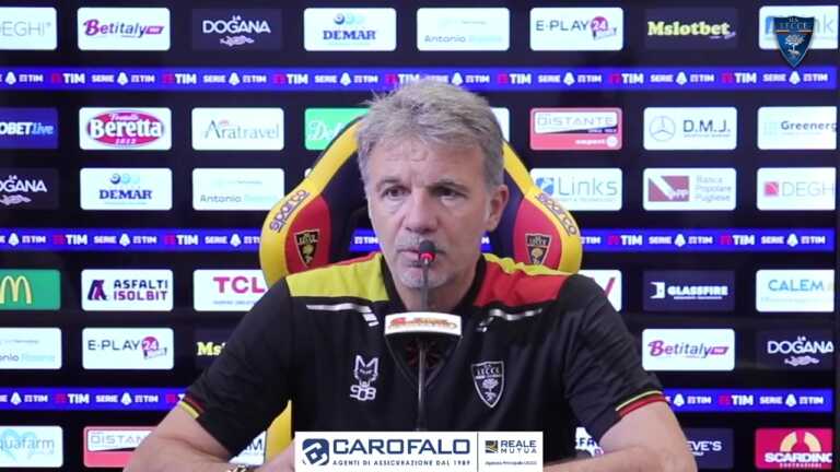 Lecce, Baroni alla vigilia della gara col Verona: «Vogliamo restare in A. Giochiamo per vincere»
