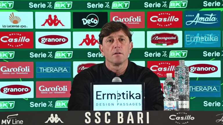 Bari, Mignani: «Vogliamo blindare il terzo posto. Nei play off pronti a giocarcela con tutti» – VIDEO
