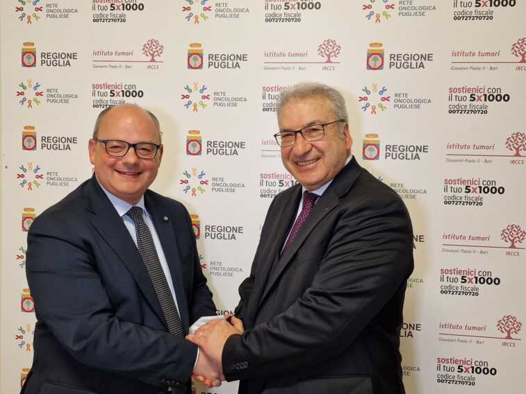 Galleria foto 'Banca d’Italia dona 50mila euro all’Istituto tumori di Bari: serviranno per acquistare macchinari e protesi – VIDEO' - foto 1