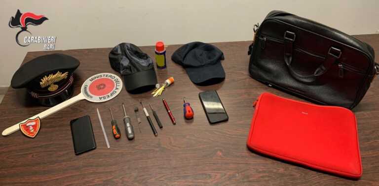 Sorpresi mentre tentano un furto in un’abitazione a Valenzano: arrestati in due