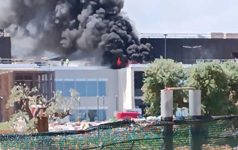Principio d’incendio nel cantiere del nuovo ospedale Monopoli-Fasano: «Tutto rientrato senza danni» – VIDEO