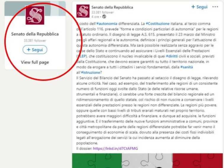 Il Senato boccia l’autonomia, è bufera sul documento online: «Democrazia violata»