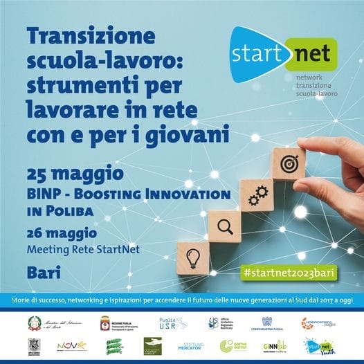 Galleria foto 'StartNet compie sei anni: dal 2017 oltre 500 istituti pugliesi e lucani coinvolti nella rete per la transizione scuola-lavoro' - foto 1