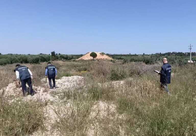 Oltre 7mila tonnellate di rifiuti speciali e amianto in una discarica abusiva: nei guai due imprenditori edili nel Barese