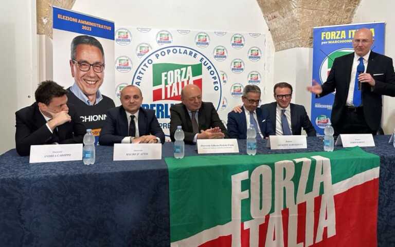 Il ministro Pichetto Fratin a Brindisi: «Pino Marchionna è una garanzia per la città» – VIDEO
