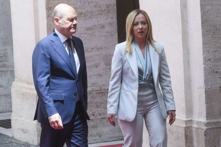 Galleria foto 'Meloni incontra Scholz “Con la Germania nuove forme di cooperazione”' - foto 1