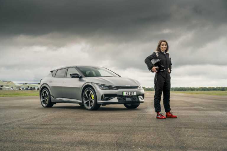 Kia EV6 GT in gara alla 1000 Miglia Green 2023