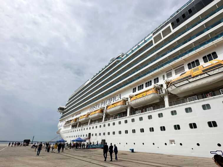 Costa Pacifica a Taranto, oggi lo scalo inaugurale: 20 approdi programmati – FOTO e VIDEO