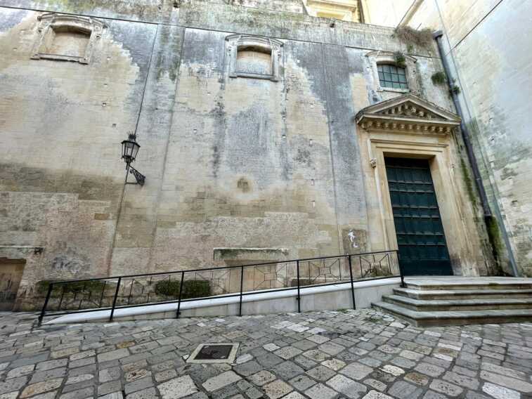 Accessibilità e servizi: a 5 monumenti del centro storico di Lecce la certificazione Herity