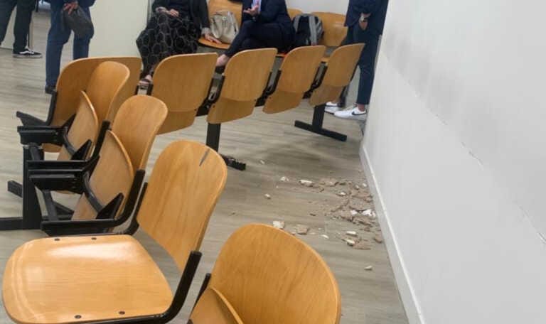 Bari, si stacca un pannello in cartongesso al piano terra di Palazzo di giustizia: nessun ferito