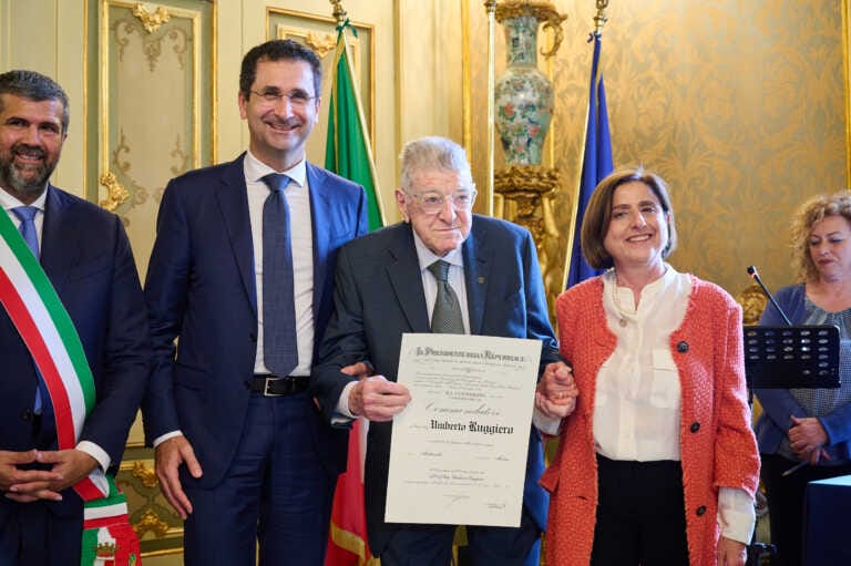 Galleria foto 'Il professor Umberto Ruggiero, pioniere dell’ingegneria meccanica in Puglia, è Commendatore della Repubblica' - foto 1