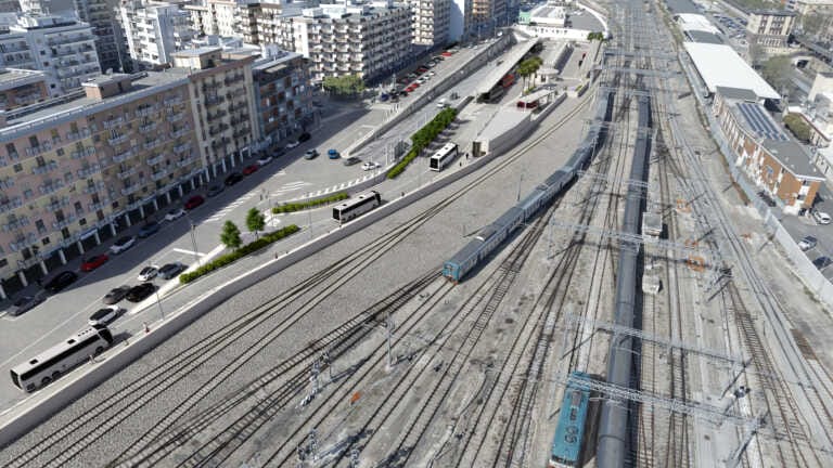 Bari, via ai lavori per il terminal bus della stazione centrale: «7 mln per un hub sempre più intermodale» – VIDEO