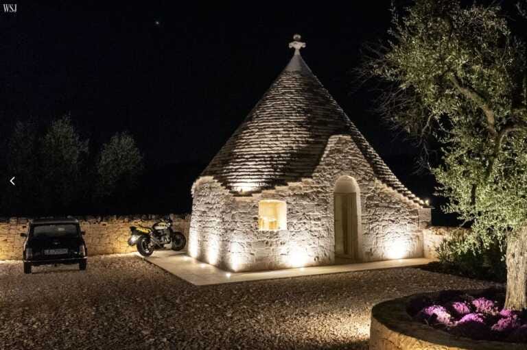 Il Wall Street Journal celebra la Puglia: reportage tra le ville e le masserie di lusso