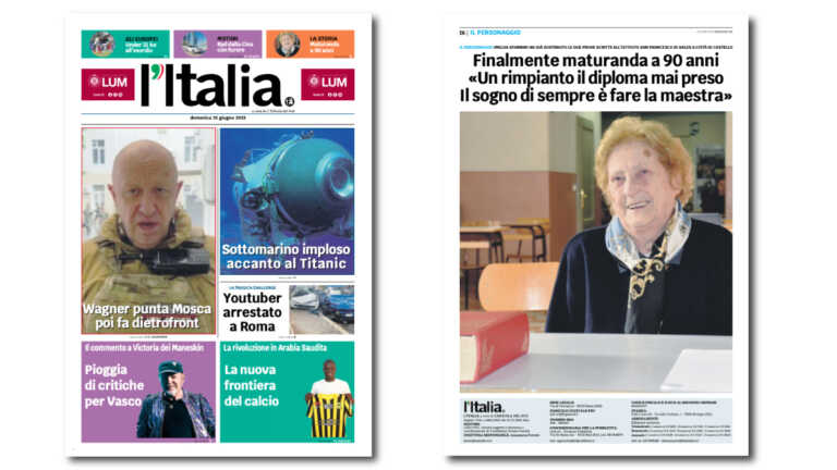 L’Italia del 25 giugno 2023