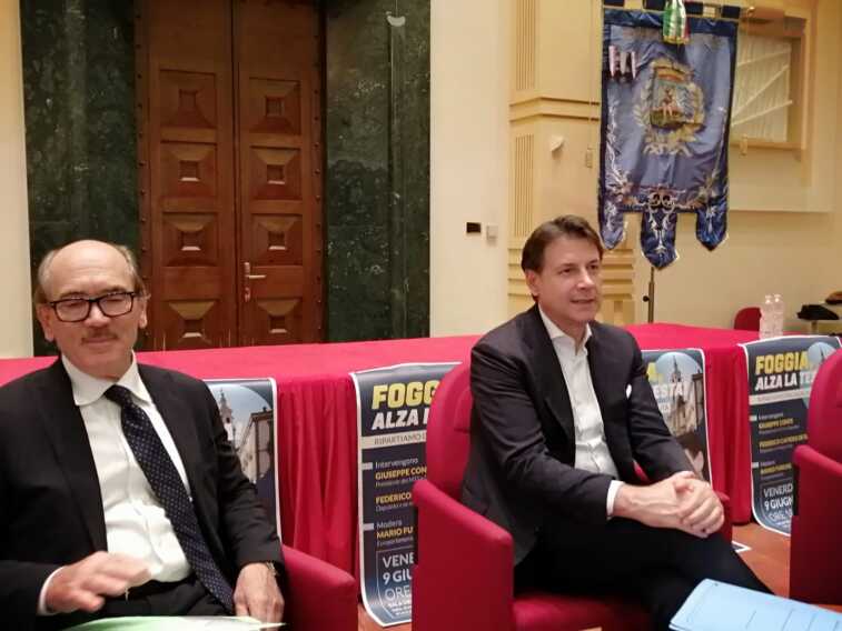 Galleria foto 'Giuseppe Conte a Foggia: «Primo obiettivo è contrastare la mafia. Questa città ha grandi potenzialità» – VIDEO' - foto 1