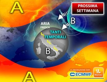 Galleria foto 'Estate lontana, ancora maltempo: previsioni meteo per la prossima settimana' - foto 1