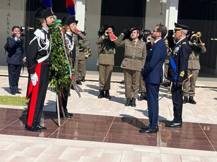 2 giugno, Gemmato a Bari in rappresentanza del governo: «La nostra nazione è unita e combattiva»