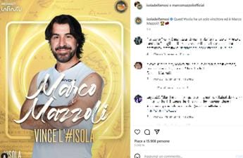 Galleria foto 'Isola dei Famosi 2023, Marco Mazzoli è il vincitore: chi è' - foto 1