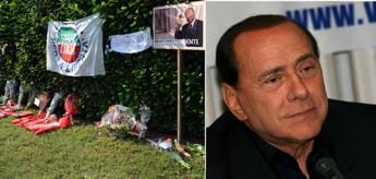 Galleria foto 'L’addio a Silvio Berlusconi, folla ad Arcore. Domani funerali di Stato al Duomo' - foto 1