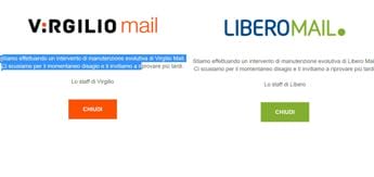 Libero e Virgilio mail in manutenzione oggi 14 giugno: ecco cosa sta succedendo