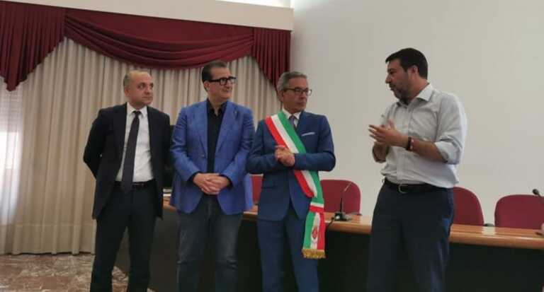 Salvini a Brindisi: «A luglio il primo viaggio tra Bari e Napoli. Uno dei miei obiettivi è collegare il Salento»