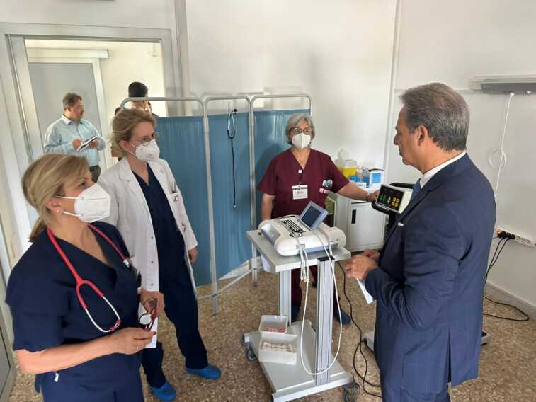 Ispezione di Pagliaro all’ospedale di Galatina: «Ormai svuotato di risorse umane e strumentali»