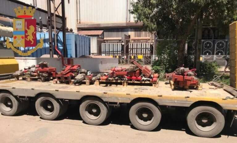 Tentano di rubare due quintali di rame dall’ex Ilva nascondendoli in un camion: due denunce