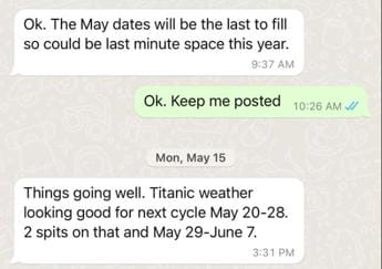 Galleria foto '“Sommergibile Titan più sicuro di elicottero”, i messaggi WhatsApp del boss' - foto 1