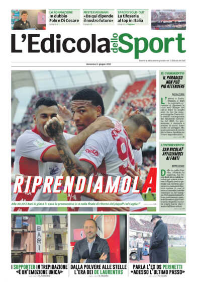 RiprendiamolA: con l’Edicola del Sud uno speciale per vivere insieme la partita del Bari
