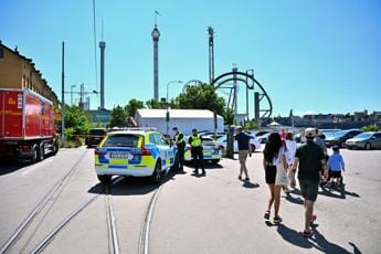 Galleria foto 'Svezia, incidente sulle montagne russe: un morto e 7 feriti a Stoccolma' - foto 1