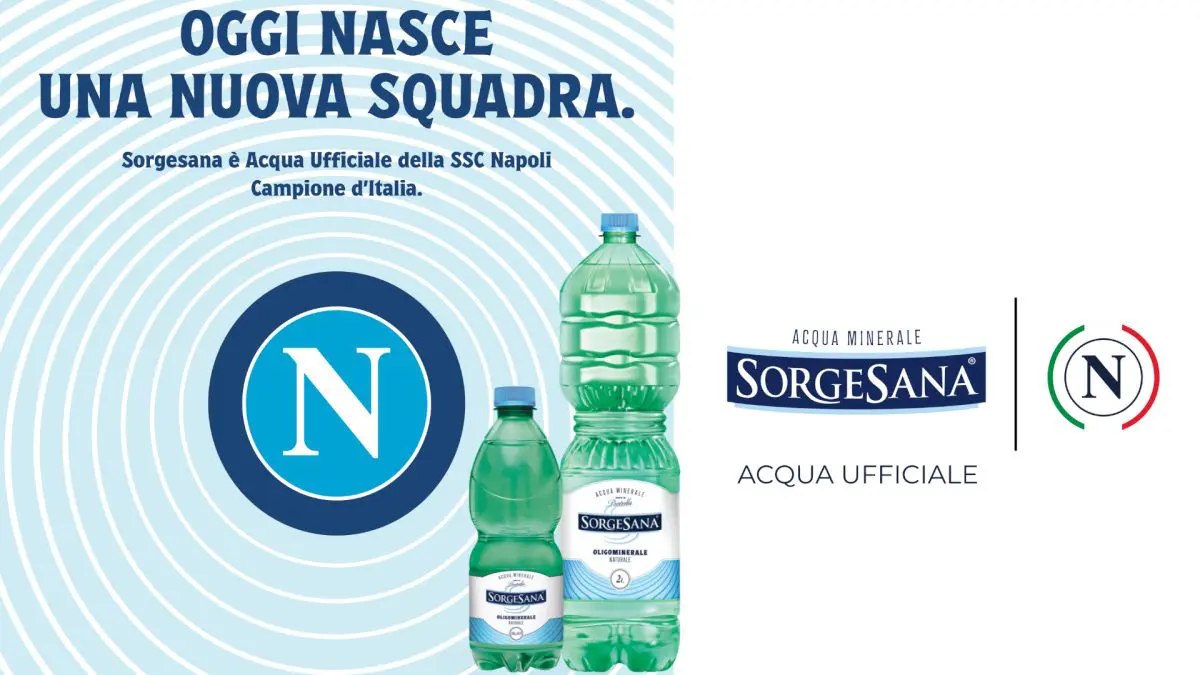 Galleria foto 'Sorgesana è l’acqua ufficiale della SSC Napoli' - foto 1