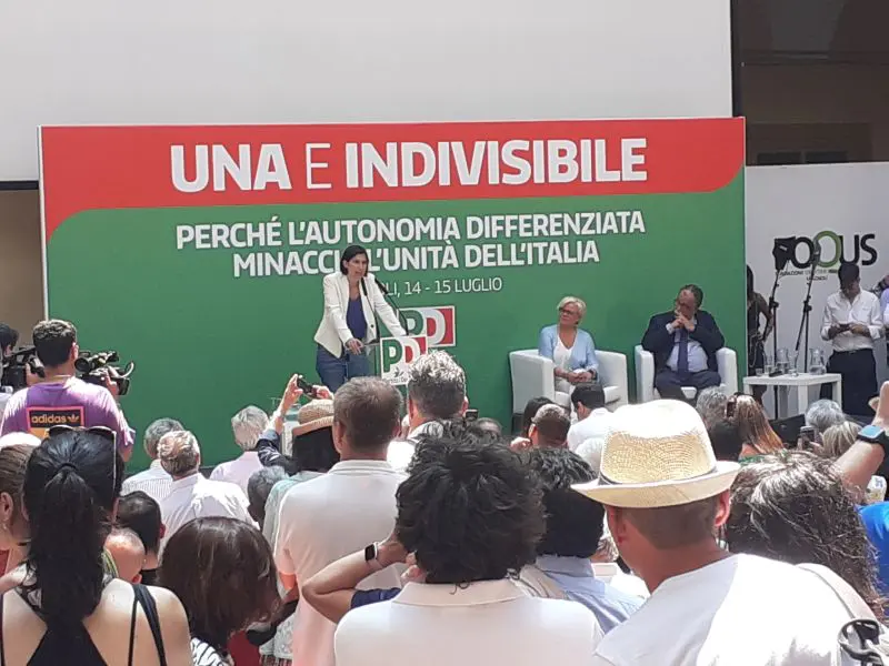 Galleria foto 'Autonomia, Schlein “Progetto che scavalca il Parlamento”' - foto 1