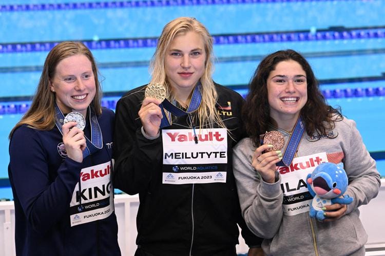 Mondiali di nuoto, la tarantina Benny Pilato è bronzo nei cinquanta rana