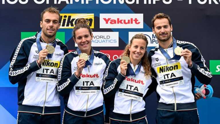 Mondiali di nuoto, un’altra medaglia per il potentino Acerenza: è oro nella staffetta mista a Fukuoka