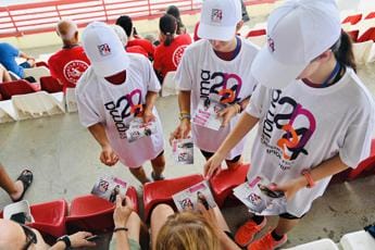 Galleria foto 'Atletica, il marchio di Roma 2024 inizia il viaggio da Grosseto a Budapest per promozione Europei' - foto 1