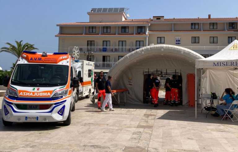 Soccorsi schierati sul litorale di Margherita di Savoia: in Puglia la prima esercitazione contro i tornado